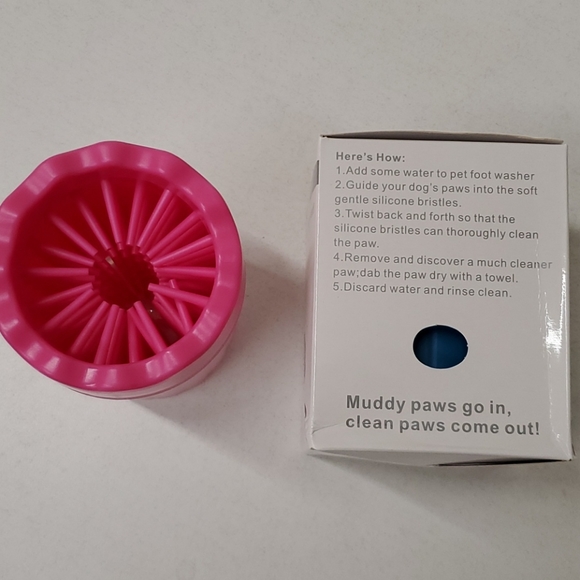 PET FOOT CLEANING BRUSH CUP. - Picture 3 of 3